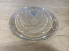 Pyrex Glass Lid G1C Clear Round Ribbed Replacement G-1-C 8 3/4" Outer 8¨Inner 13
