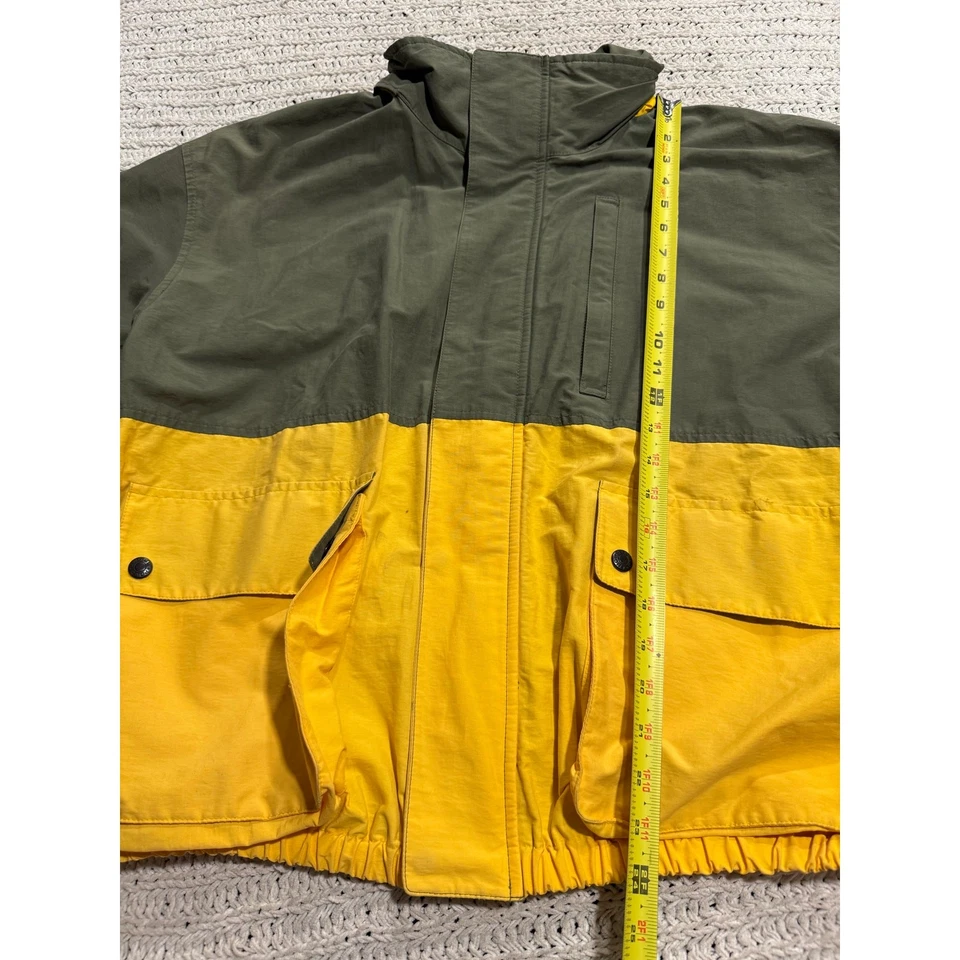 Chaqueta Polo Deportiva Ralph Lauren De Colección Bloques de Color Expedición Parche Cremallera Para Hombres L Amarillo Foto 3 de 4