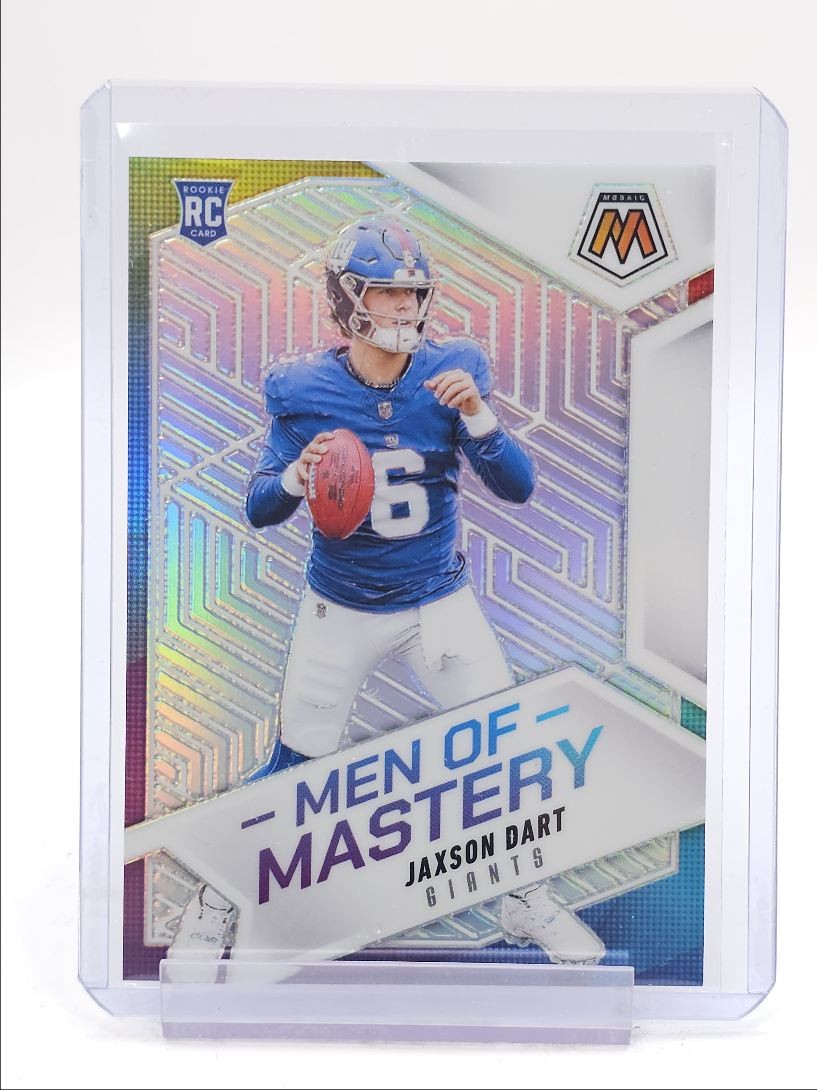 JAXSON DART 2025 MOSAIC MEN OF MASTERY ROOKIE SILVER GIANTS RC Q1456