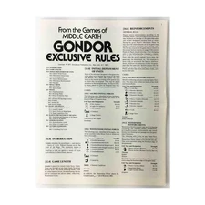 SPI Bagged Wargame Middle Earth - Gondor Bag VG+