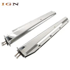 Semi Truck Stainless Steel 30" Straight Mud Flap Hanger 1 1/8 Bolt Tapered