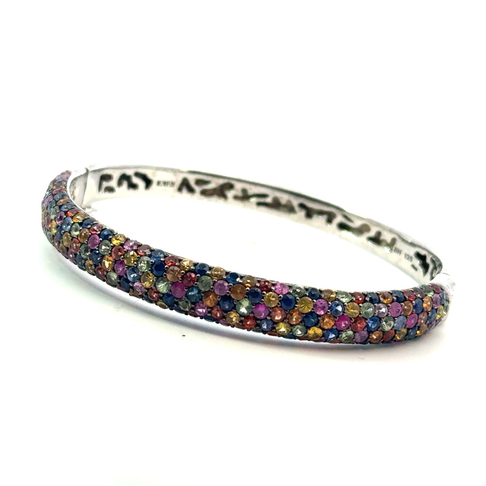 EFFY sterling silver multicolor gemstone bangle - image 4