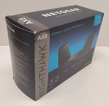 Netgear Nighthawk AX8 Tri-Band 8-Stream AX6200 WiFi 6 Router (RAX78-100NAS)