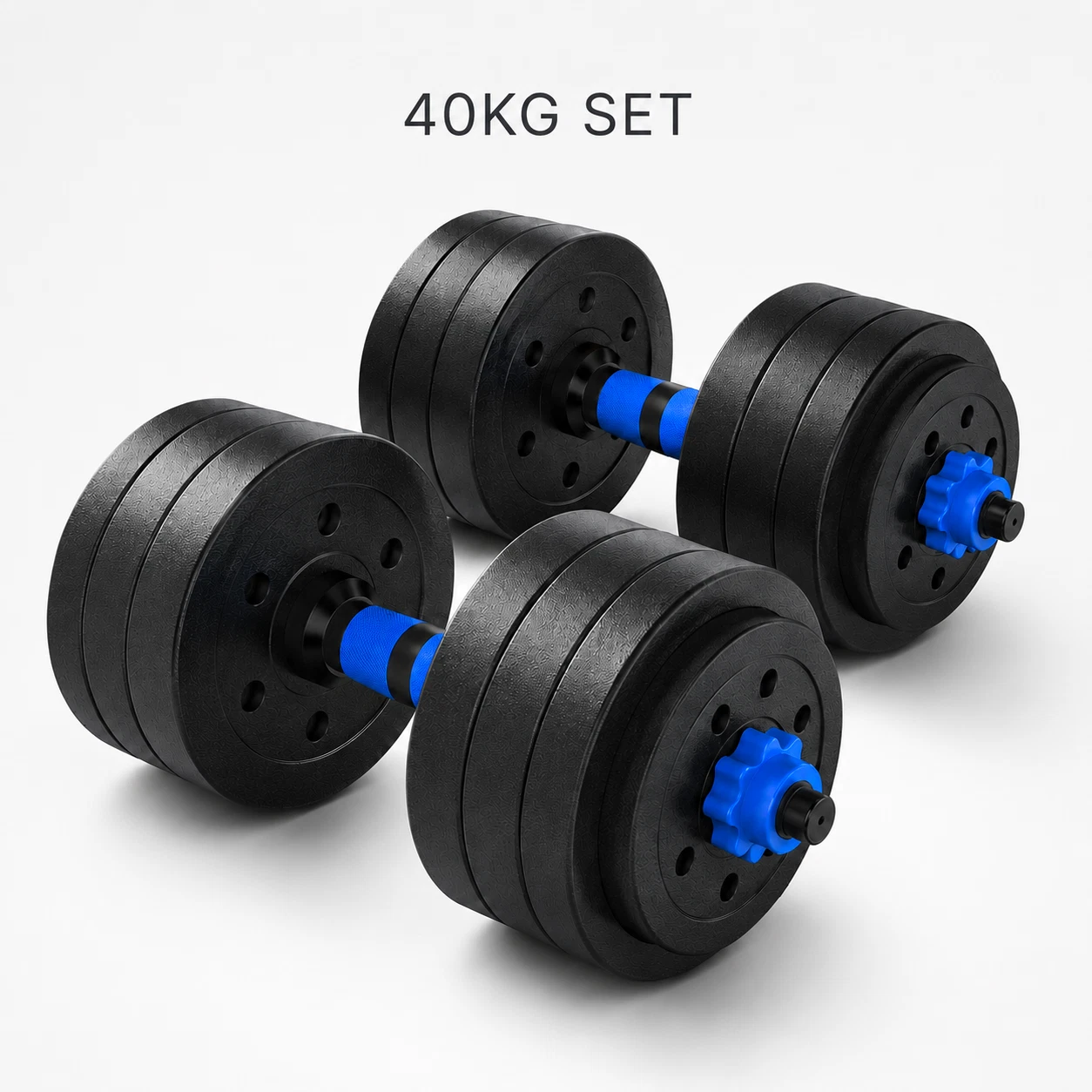 Dumbbell Barbell Set 40KG Complete Home Training System