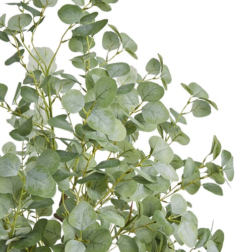 Eucalyptus artificiel 6 pieds vert naturel grand fausse plante réaliste - Photo 12 sur 12