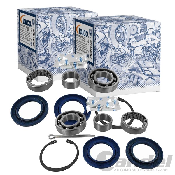 2X Vaico RADLAGER-SATZ Hinten Passend FüR VW Transporter | V10-0351-image