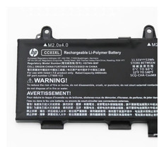 Genuine OEM CC03XL Battery HP EliteBook 830 835 840 845 G7 G8 L78555-005 53Wh US