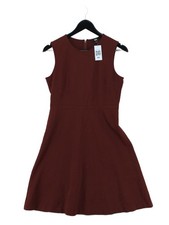 Uniqlo A-Line Mini Dress M in Brown