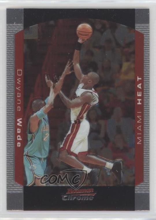 2004-05 Bowman Draft Chrome Dwyane Wade #68 HOF 13ey