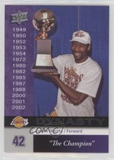 2008-09 Upper Deck Los Angeles Lakers Dynasty James Worthy #LAL-12 HOF 2k3