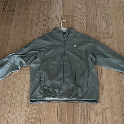 Nike ACG Spectral Light Windbreaker Jacket Gray Men's Size L Full Zip