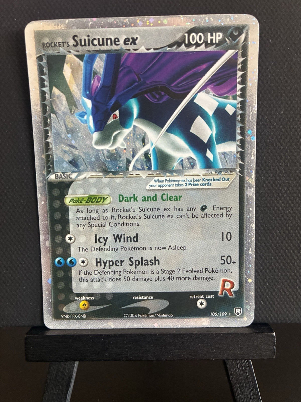 Pokémon Suicune EX Rockets 105/109 NM Condition