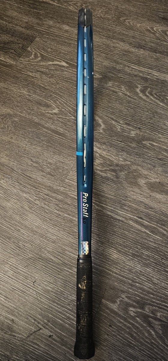 Raquette Wilson Pro Staff 6.0 - Grand Tamis 110, Manche 4 1/4, Avec Housse