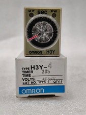 OMRON H3Y-4 TIMER TIMING 0.5S-30S VOLTAGE 380VAC FAST SHIPPING