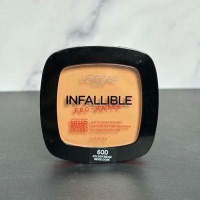 Loreal Infallible Pro Matte Lasting Finish Powder #600 Golden Beige - NEW SEALED