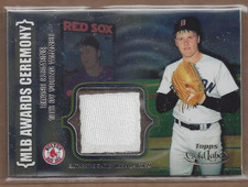 2002 Topps Gold Label MLB Awards Ceremony Titanium Roger Clemens CY Uniform BB