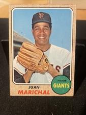 Topps 1968 Juan Marichal San Francisco Giants  #205- Good No Creases