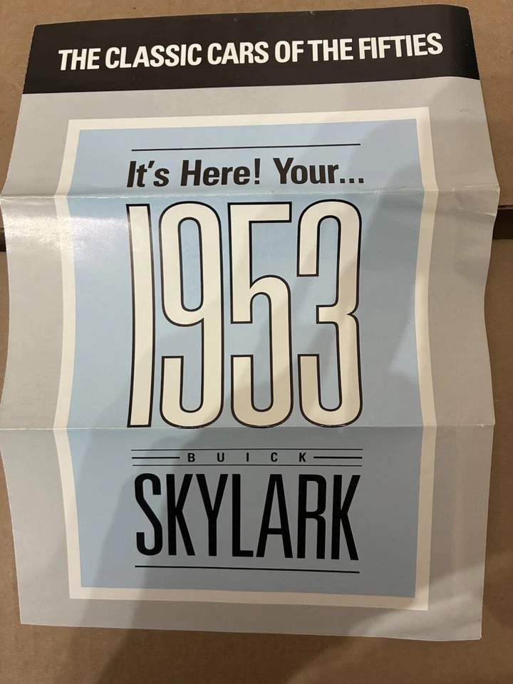 FRANKLIN  MINT 1/43 DIECAST  "1953 BUICK SKYLARK CONV." CLASSIC '50s SERIES - Image 2 of 3