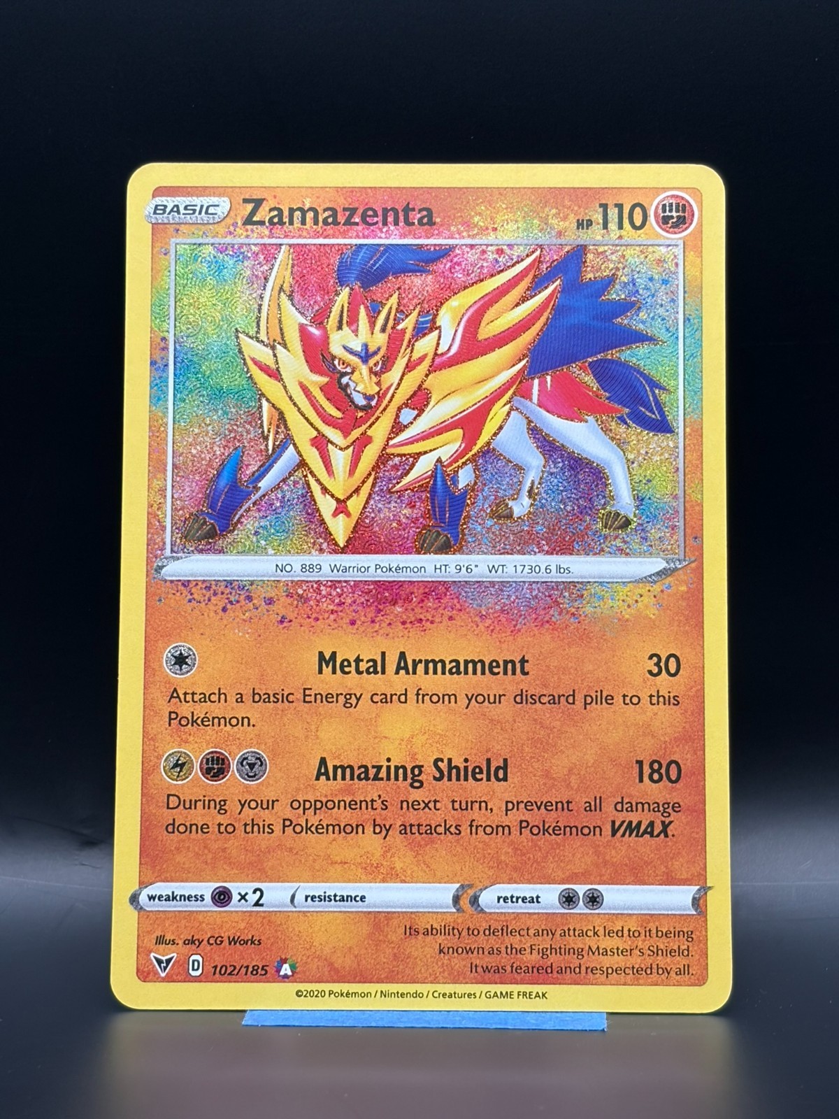 Zamazenta SWSH04: Vivid Voltage - Pokemon NM 102/185