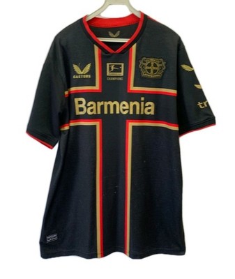 Bayer Leverkusen Home Jersey 2023 2024  Barmenia Bundesliga Champions XL#231