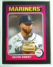 #242 Devin Sweet RC 2024 Topps Heritage Seattle Mariners