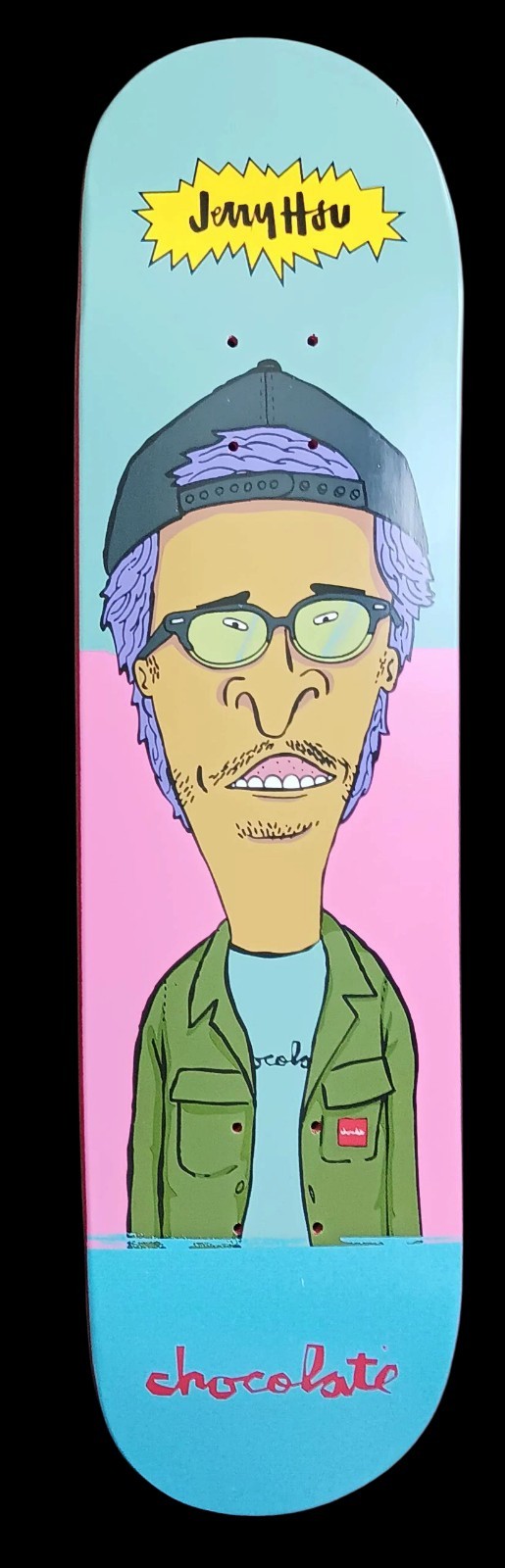 Chocolate Skateboard Deck Beavis & Butthead Jerry Hsu RARE S