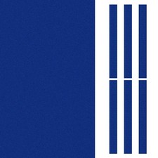 Billiard Cloth 8ft Professional Pool Table Felt with 6 Felt Cloth Strips Blue