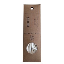 ECCO White Sporty Round Shoe Laces 80 cm 31.5   100 Polyester   New