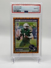 2025 Score - Rookies Cameron Ward #13 Pumpkin (RC) PSA 10