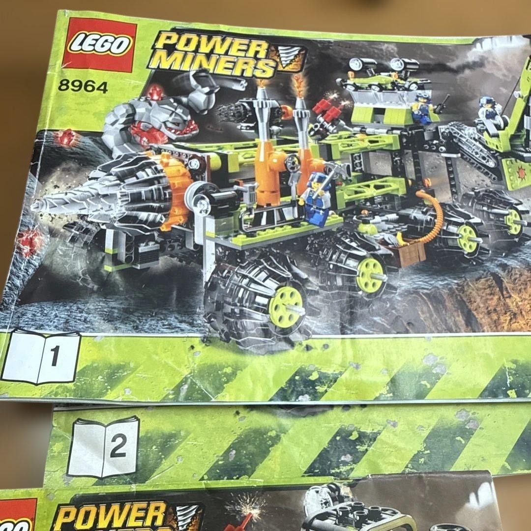 LEGO Power Miners Titanium Command Rig 8964 Granite Grinder 8958