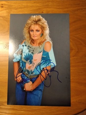 Bonnie Tyler  Autogramm Foto signiert  20x30 handsigniert