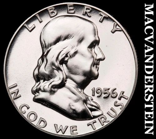 1956 Franklin Half- Choice Proof Luster No Reserve #i2235