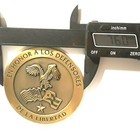 Big PUERTO RICO State Medal NATIONAL GUARD Challenge Coin GULF WAR Moneda Token — photo 4