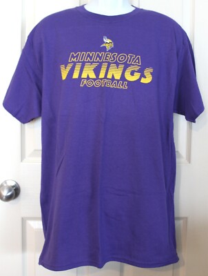 Minnesota Vikings Football General Manager Adult Short Sleeve Cotton T-Shirt *L