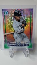 2021 Bowman Chrome Yoelqui Cespedes Dawn Of Glory Green Refractor Chicago 20/99
