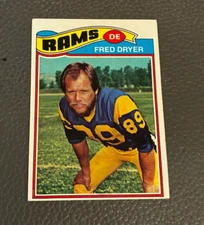 1977 Topps Fred Dryer #513 - Los Angeles Rams