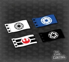 Star Wars Clone Wars Custom Flag Banner Galaxy Space Cloth Accessory for LEGO