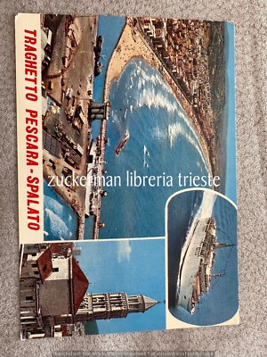 FISH FERRY SPLIT Abbruzzo Croatia postcard