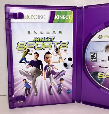 Box e manual em português do jogo Xbox 360 kinect sports. - Casa