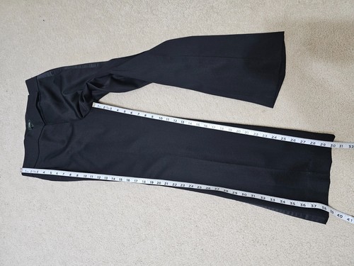 J. Pantalones de esmoquin Crew Favorite Fit para mujer negros 100 % lana virgen forrados talla 4 - Imagen 15 de 16