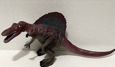 Spinosaurus Burgundy  Gray Dinosaur Toy