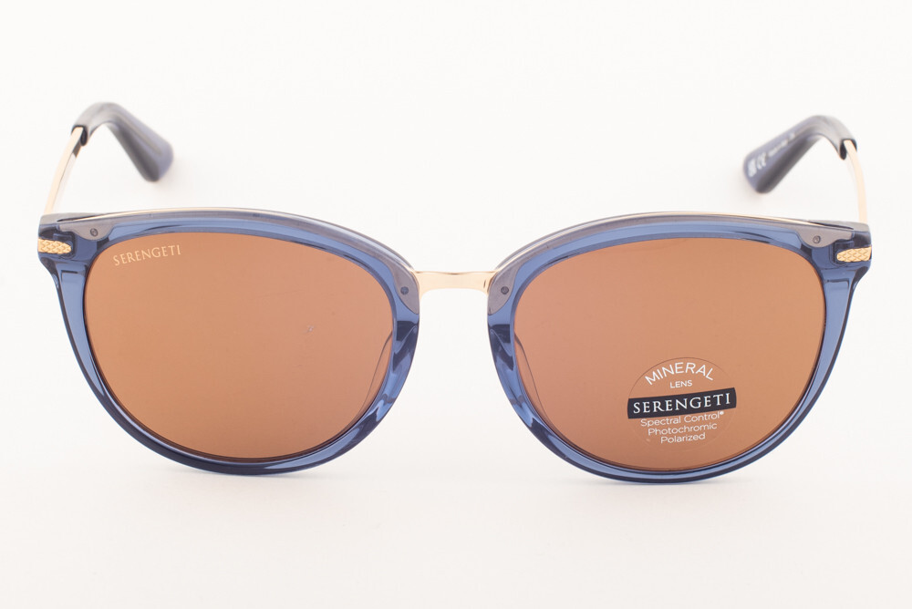 サングラス SERENGETI Serengeti - JODIE - ss561003 (JODIE SS561003) Serengeti JODIE Shiny Cryst Blue Gold / Polarized Drivers