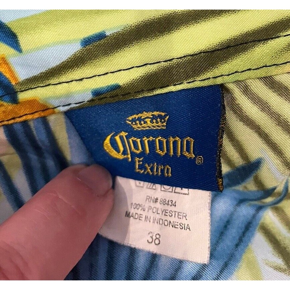 Corona Extra Beer Logo Board Shorts Mens 38 Swim Suit Trunks Beach