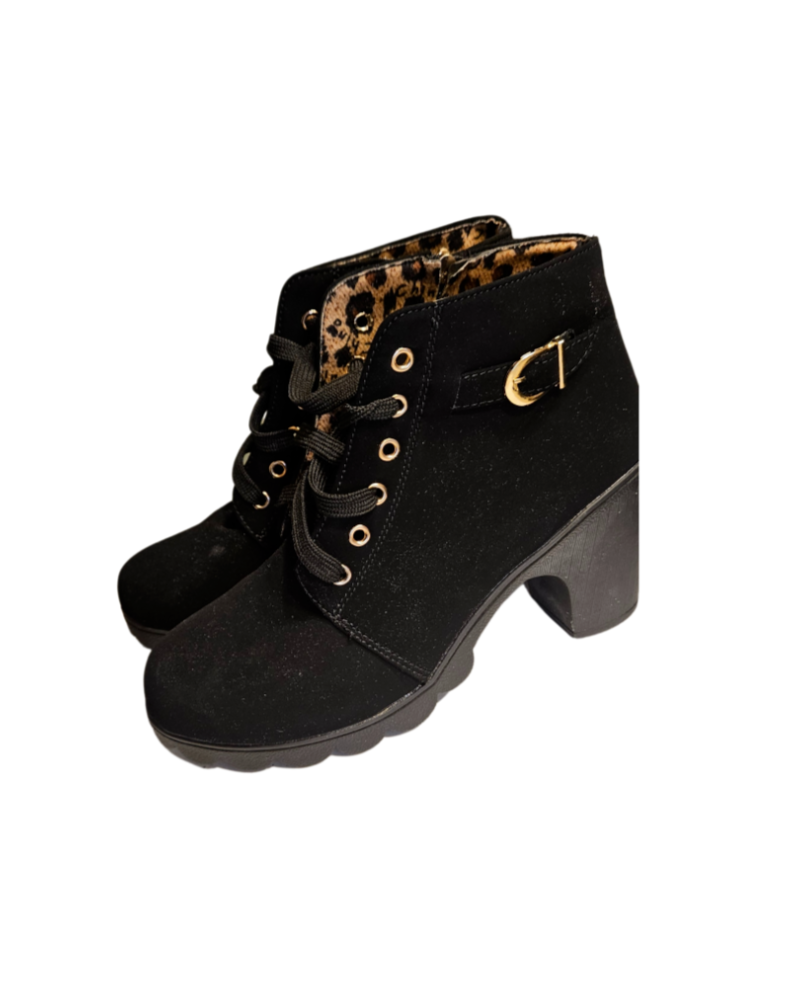 Women's Universal Thread F Block Heel Ankle Boots with Memory Foam