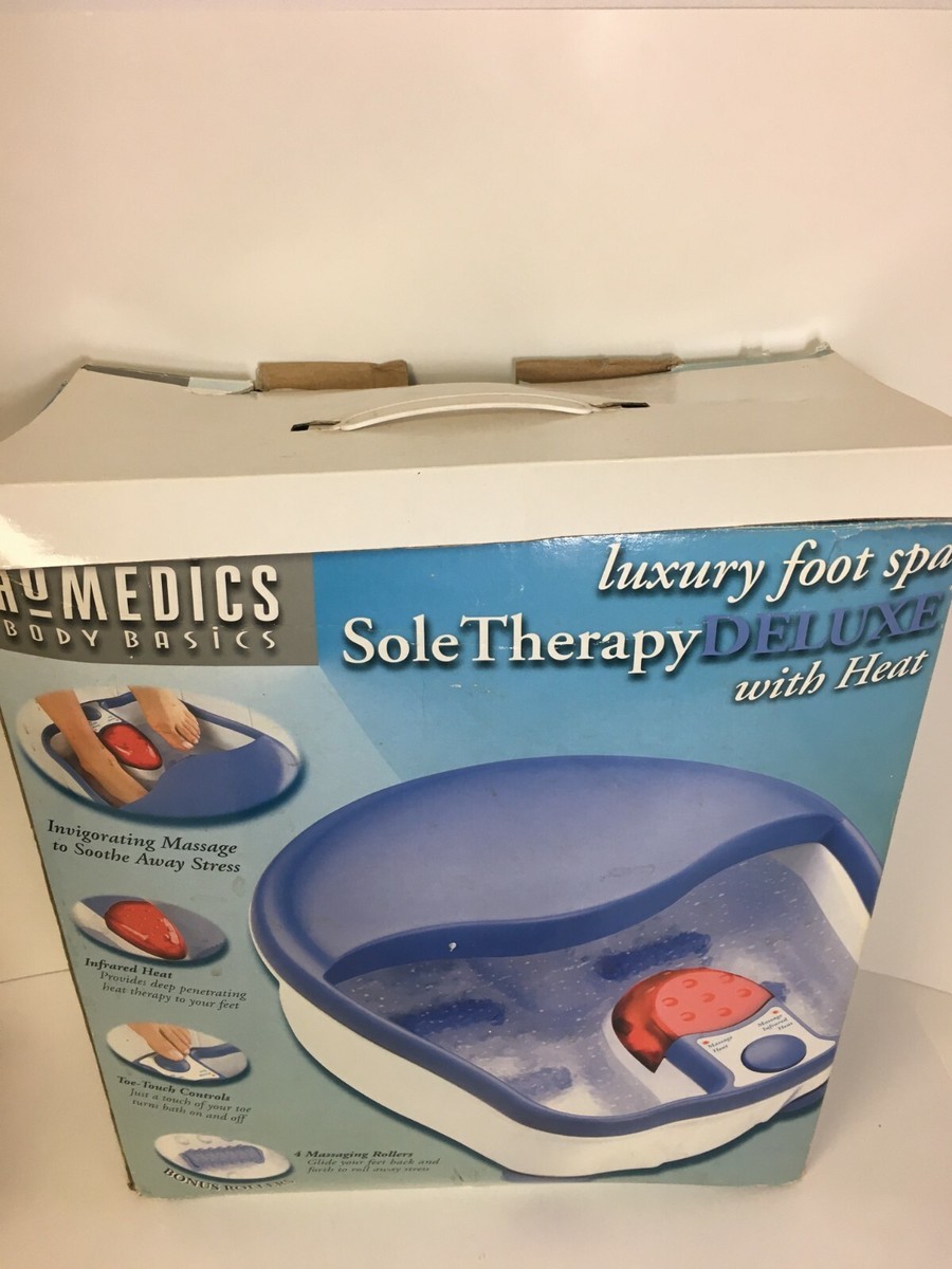 Foot Spa HomEdics Body Basics Massaging Foot Spa Bath SOLE THERAPY with Heat