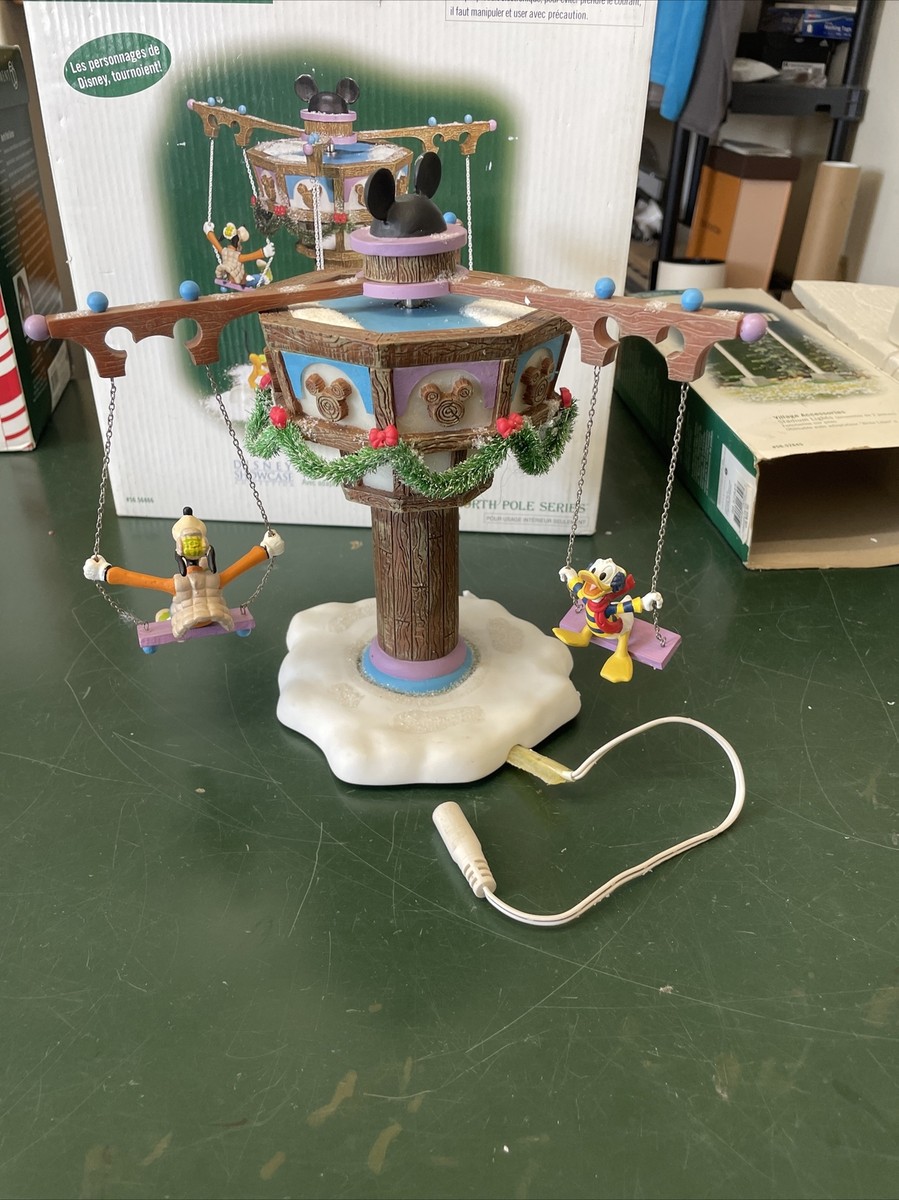 Disney Dept. 56 North Pole Series Swinging Disney Fab Five