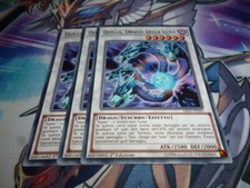 YU GI OH 3 x QUILLA DRAGO DELLA LUNA - LED5 IT 033 – COMUNE ITA