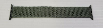 *B8) Stretch Fabric Smartwatch One Piece Sports Strap Band Green