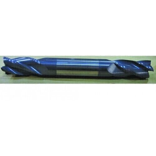 5 PACK - 3/8" Solid Carbide 4 Flute END MILL ALTIN Double End Flats USA 212-4375 - Picture 1 of 1