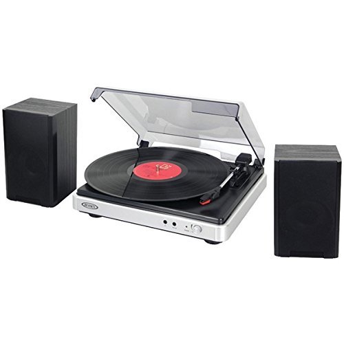 jensen record player with speakers